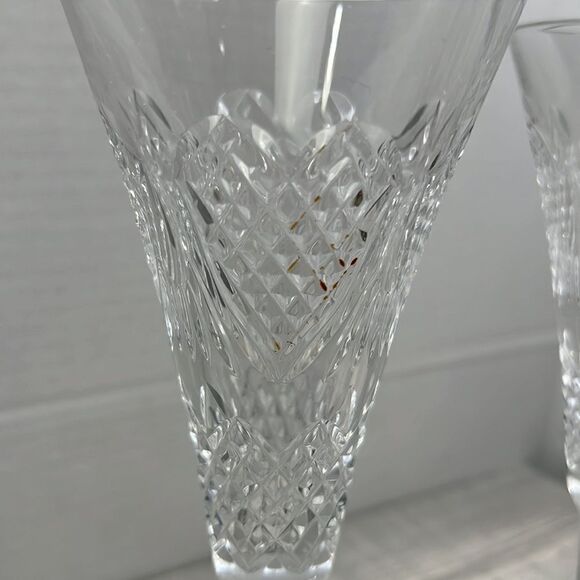 Waterford Crystal champagne toasting flutes Like new! - Picture 7 of 12